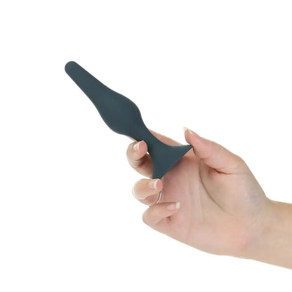 7-Piece Anal Training Kit Silicone Anal Plug Set Black  Anal Training