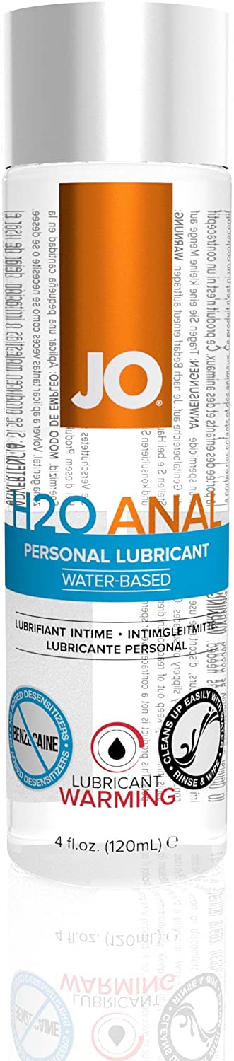 JO H2O Anal - Warming - Lubricant 4 floz / 120 mL 