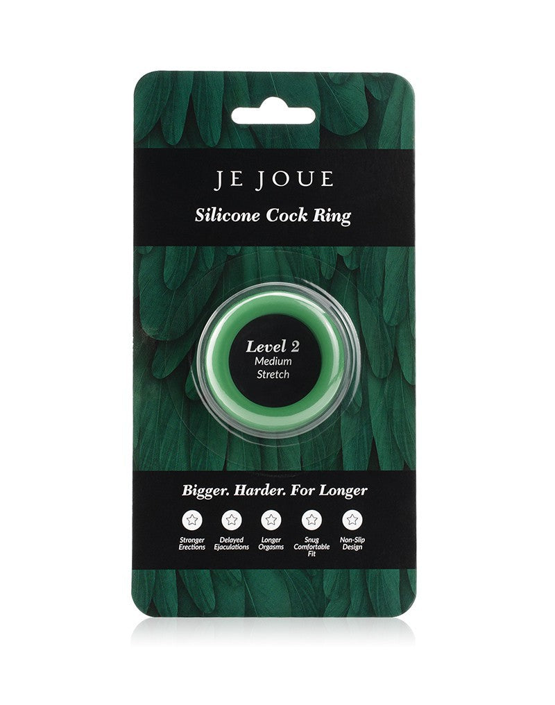 Green Silicone C-Ring - Medium Stretch 