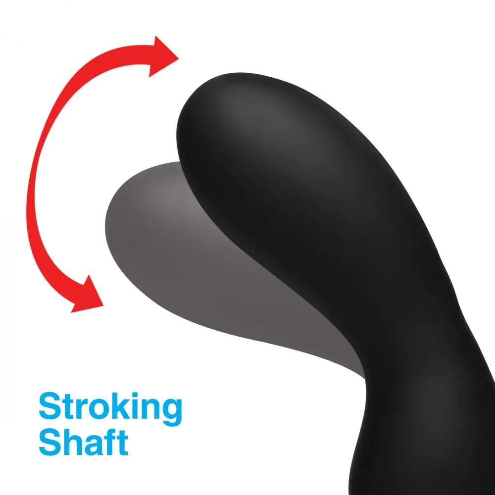 7X P-Stroke Silicone Prostate Stimulator with Stroking Shaft  Prostate Play