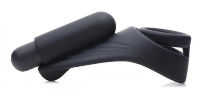 7X Silicone C-Ring with Vibrating Taint Stimulator  Cock Rings