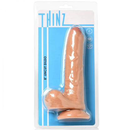 8 Inch uncut Dildo with Balls  Realistic Dildos