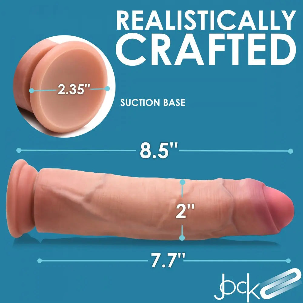 8.5 Inch Dual Density Uncut Dildo  Dildos