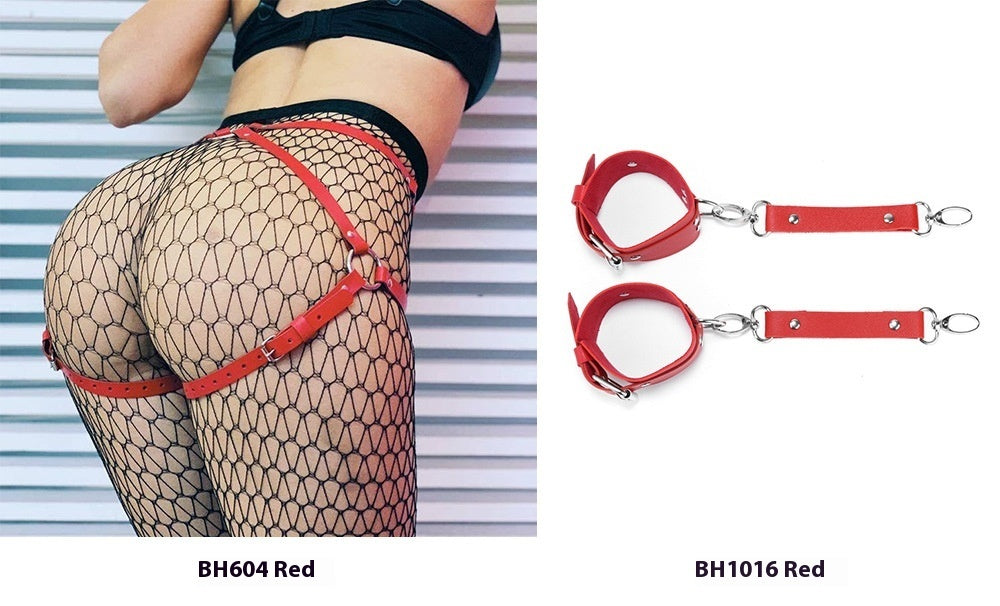 Waist Belt Female Handcuffs Suit Bondage 