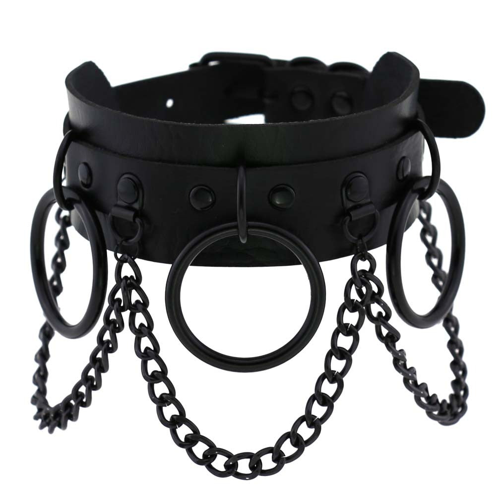 Double Layer Chain Necklace Training Collar 