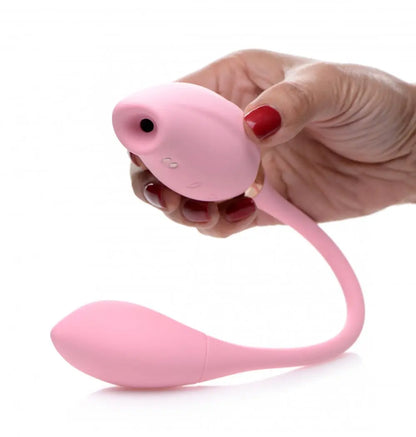 8X Tandem Plus Silicone Suction Clitoral Stimulator and Egg Vibrator  Suction Vibrators