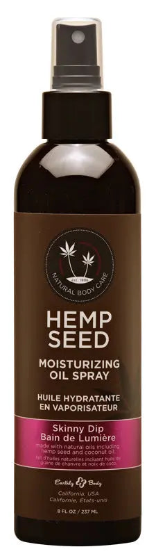 Hemp Seed Moisturizing Oil Spray Skinny Dip  8 fl oz / 237 ml  Lotions / Massage Oils