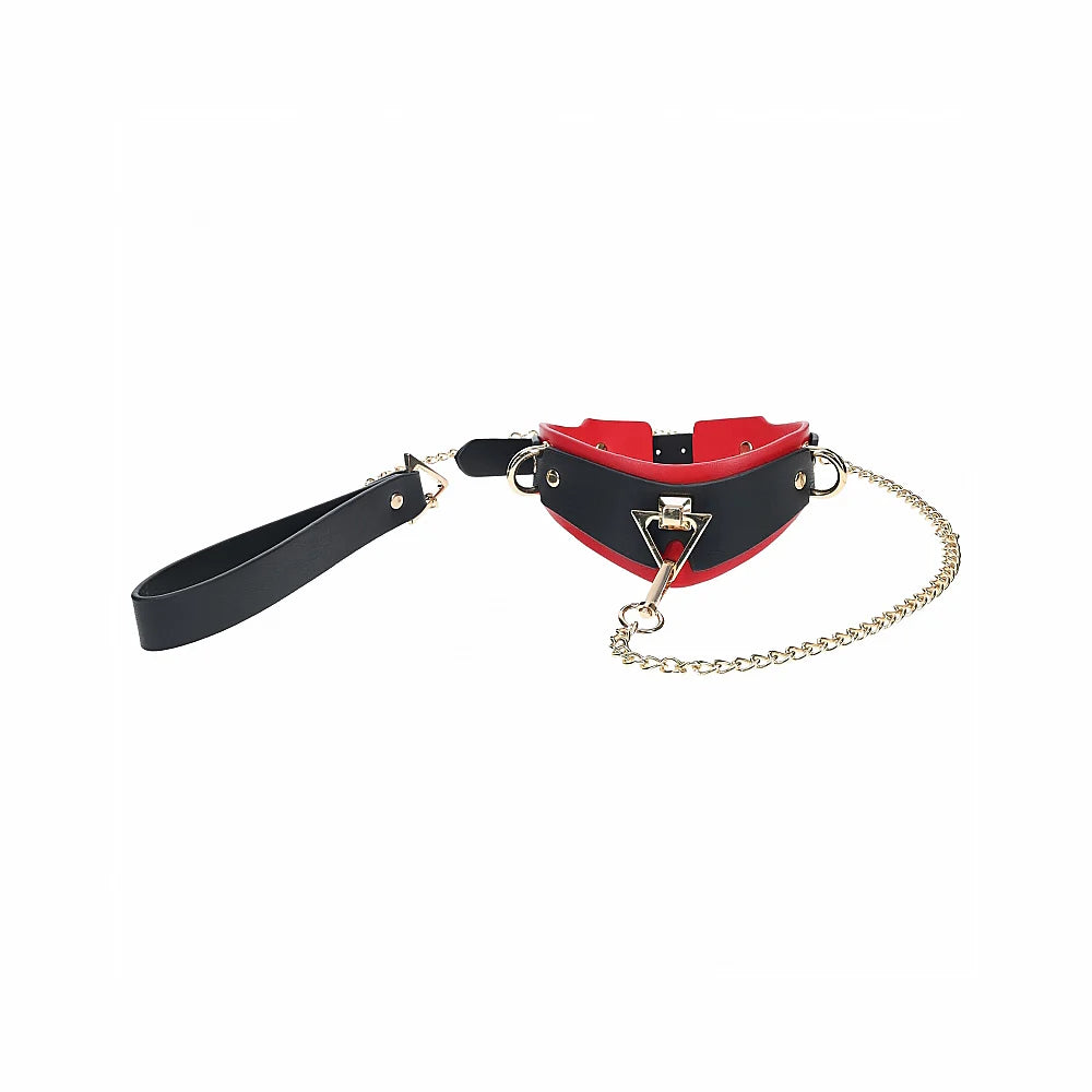 Milan Collection BDSM Collar with Bondage Leash