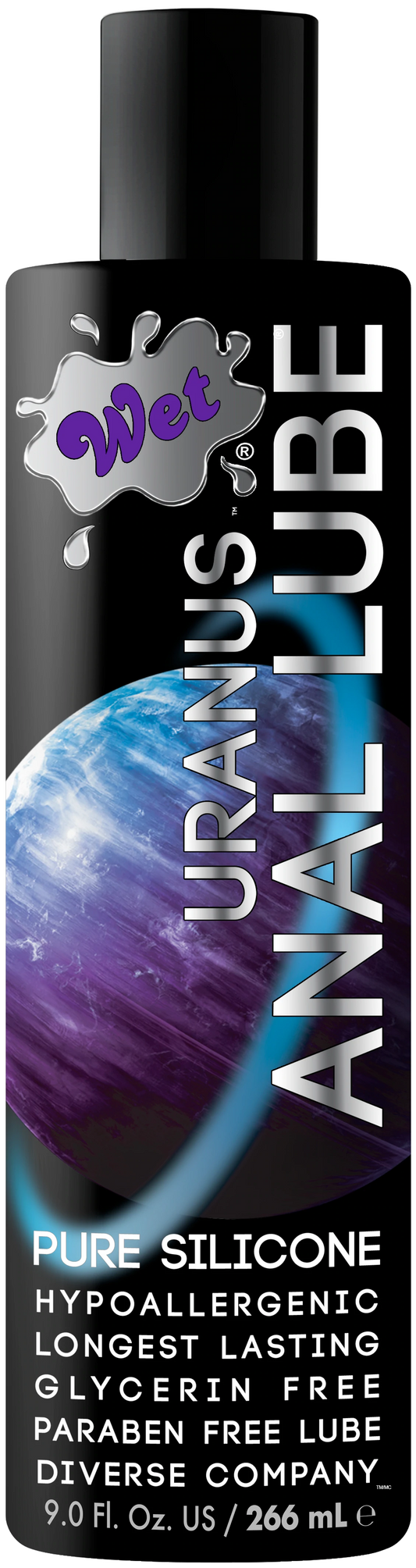 Uranus Silicone Based Anal Sex Lube 9 Ounce 