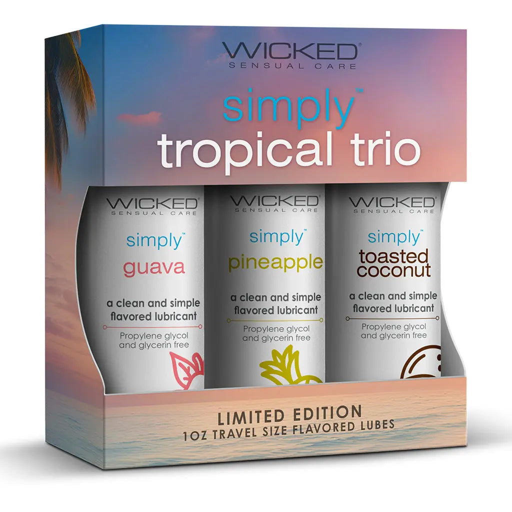 Simply Tropical Trio Travel Kit 1oz (Pack of 3)  Lubes