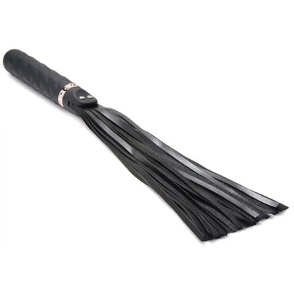 9X Vibrating Silicone Dildo Flogger  Impact Play