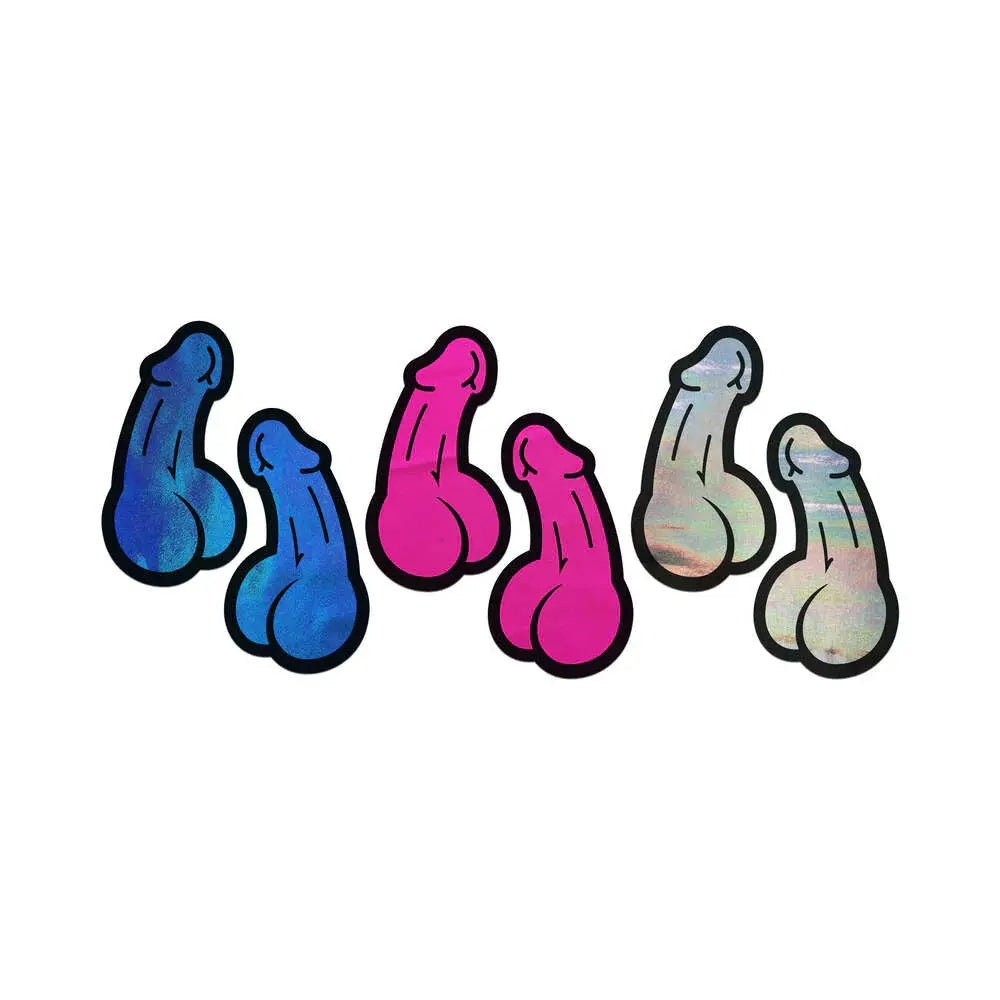 A Bag of Dicks Pasties: 3-Pack of Penis Pasties for Nipples & Skin  Lingerie - Pasties and Tassels