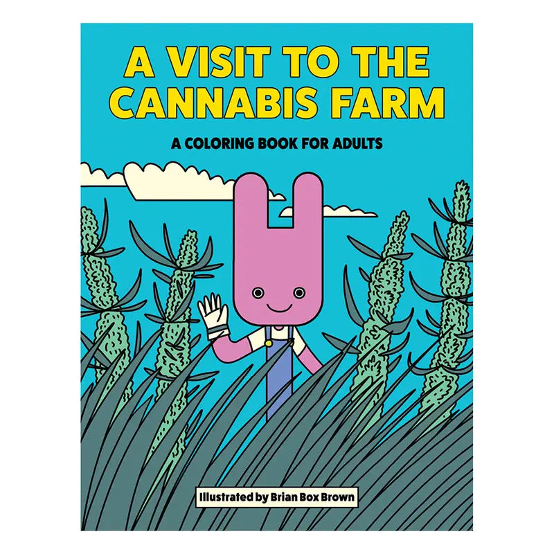 A Visit To The Cannabis Farm Coloring Book  Games - Adult Party Games