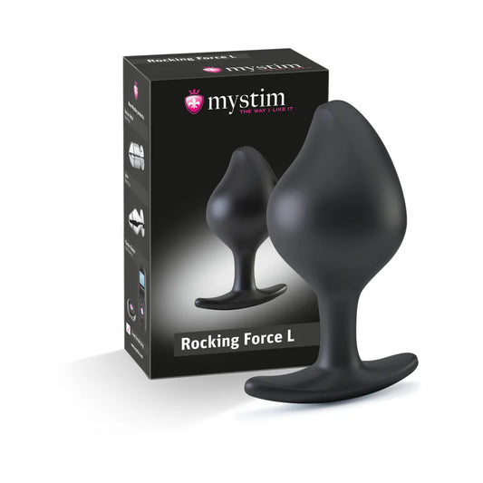 Mystim Rocking Force E-Stim Anal Plug Large Electrosex Butt Plug