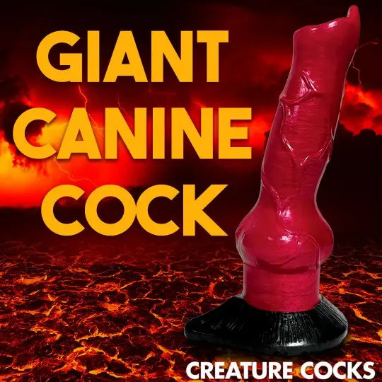 Hell-Hound Canine Penis Silicone Dildo - Bound By Desire