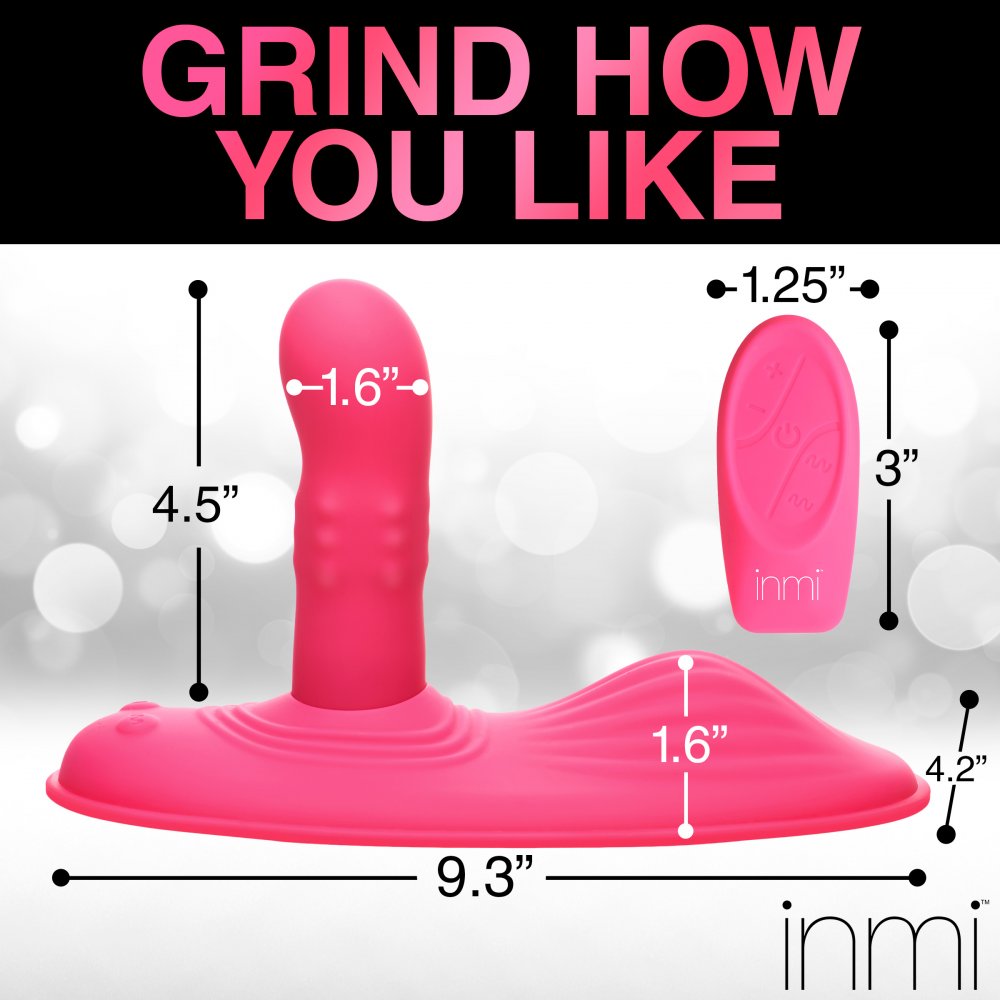 Spin n' Grind Rotating and Vibrating Silicone Sex Grinder 