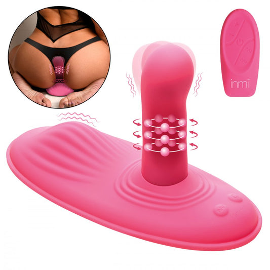 Spin n' Grind Rotating and Vibrating Silicone Sex Grinder 