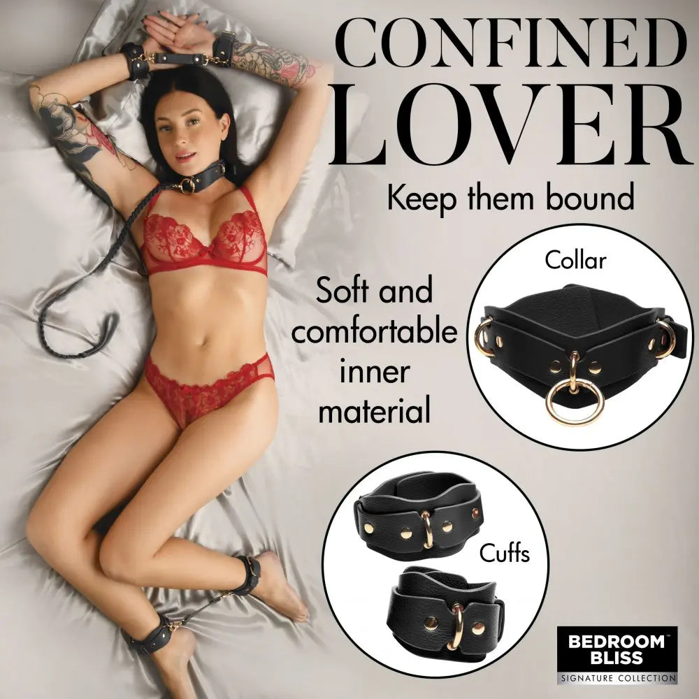 Lover's Restraints Set - Black - Bound By Desire