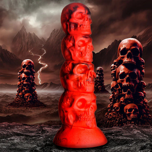 Satanic Dildo Sex Toy Demon Dildo Skull Sex Toy Doom Silicone Dildo