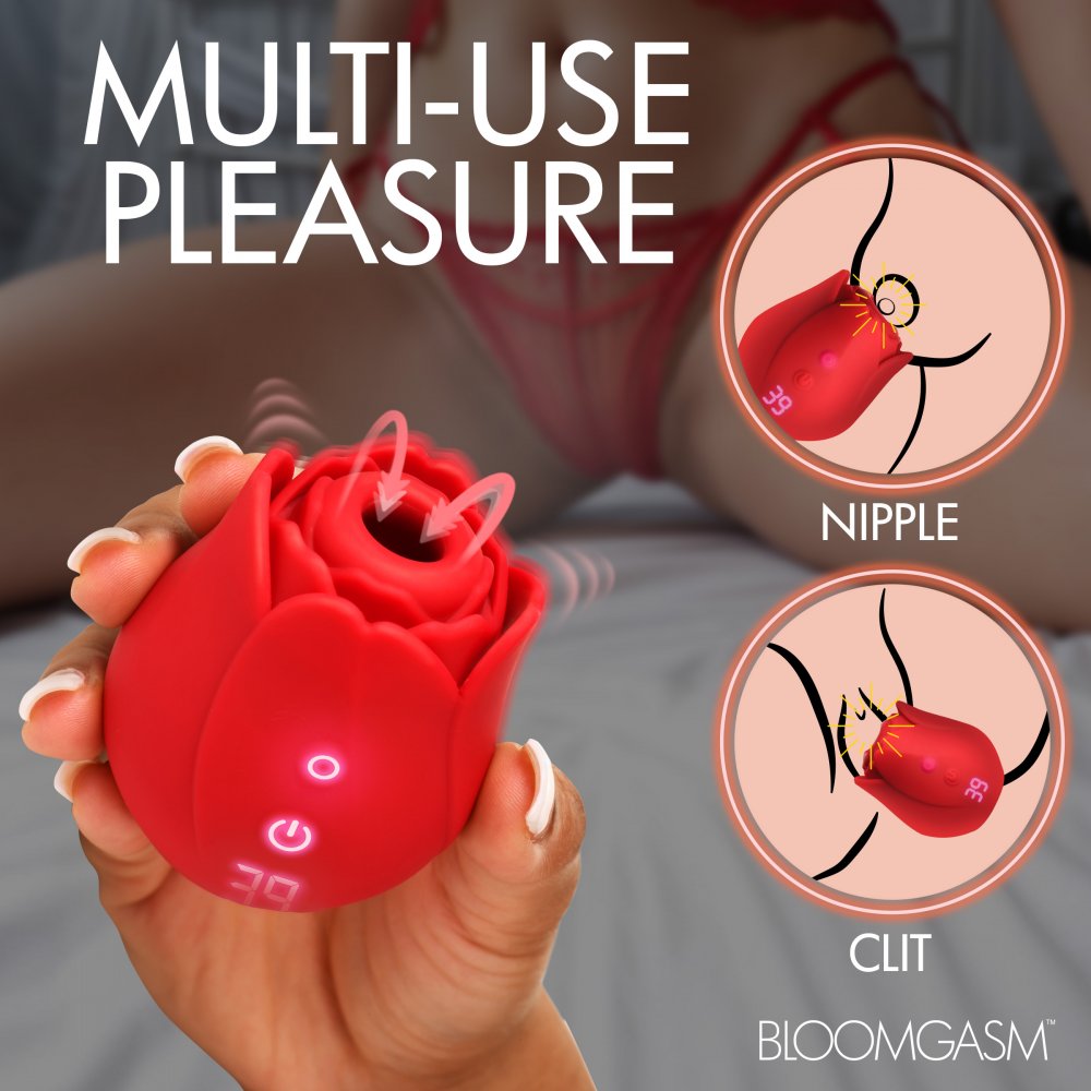 Cyber Rose Toy Sucking & Vibrating Digital Clitoral Stimulator 