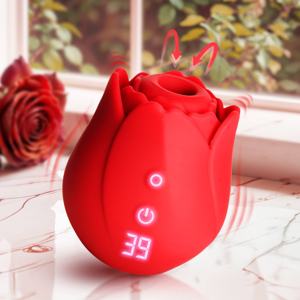 Cyber Rose Toy Sucking & Vibrating Digital Clitoral Stimulator 