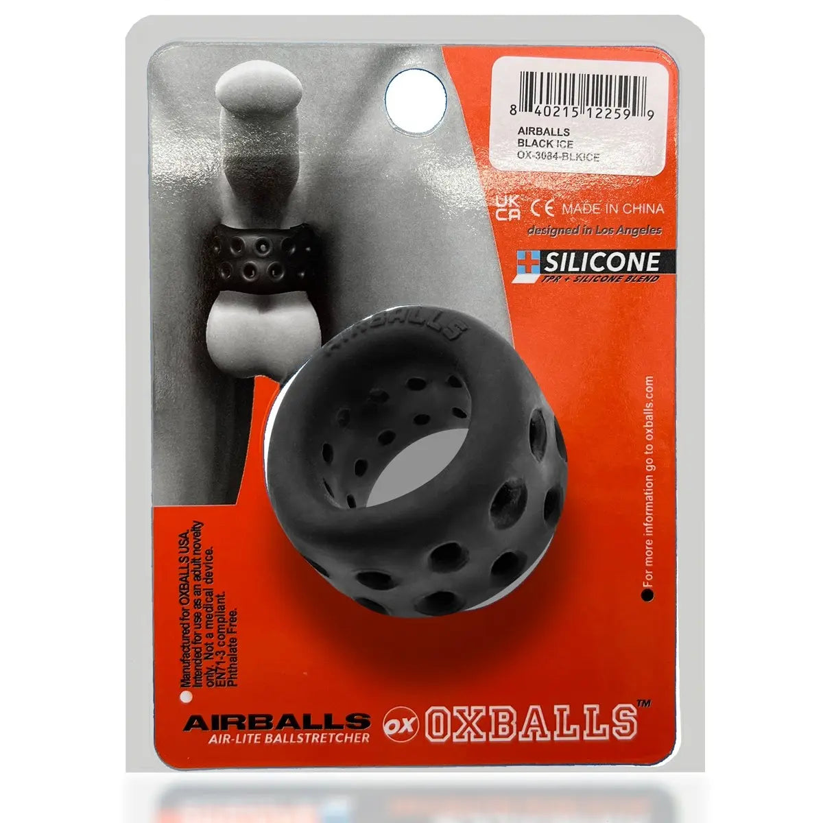 AIRBALLS, Air-lite Ball Stretcher, BLACK ICE  Ball Stretcher