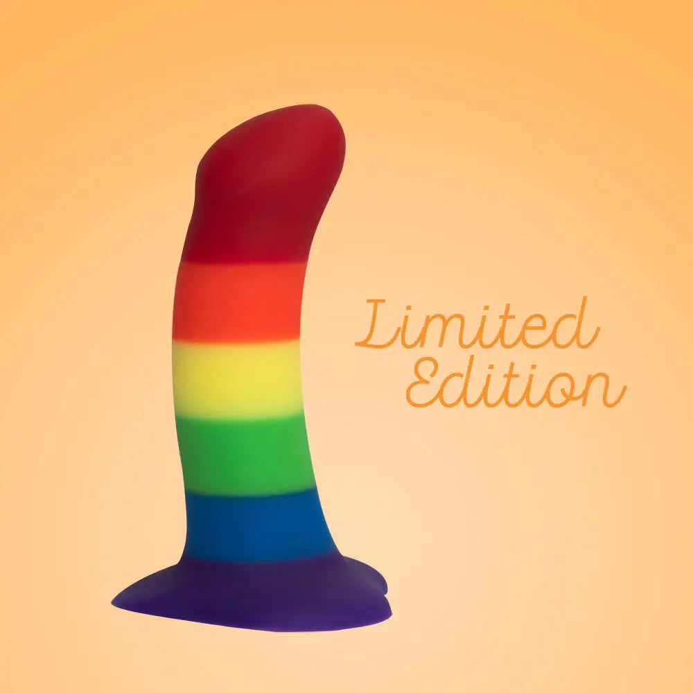 AMOR Curved Dildo Sex Toy Special Edition Rainbow by Fun Factory  Anal