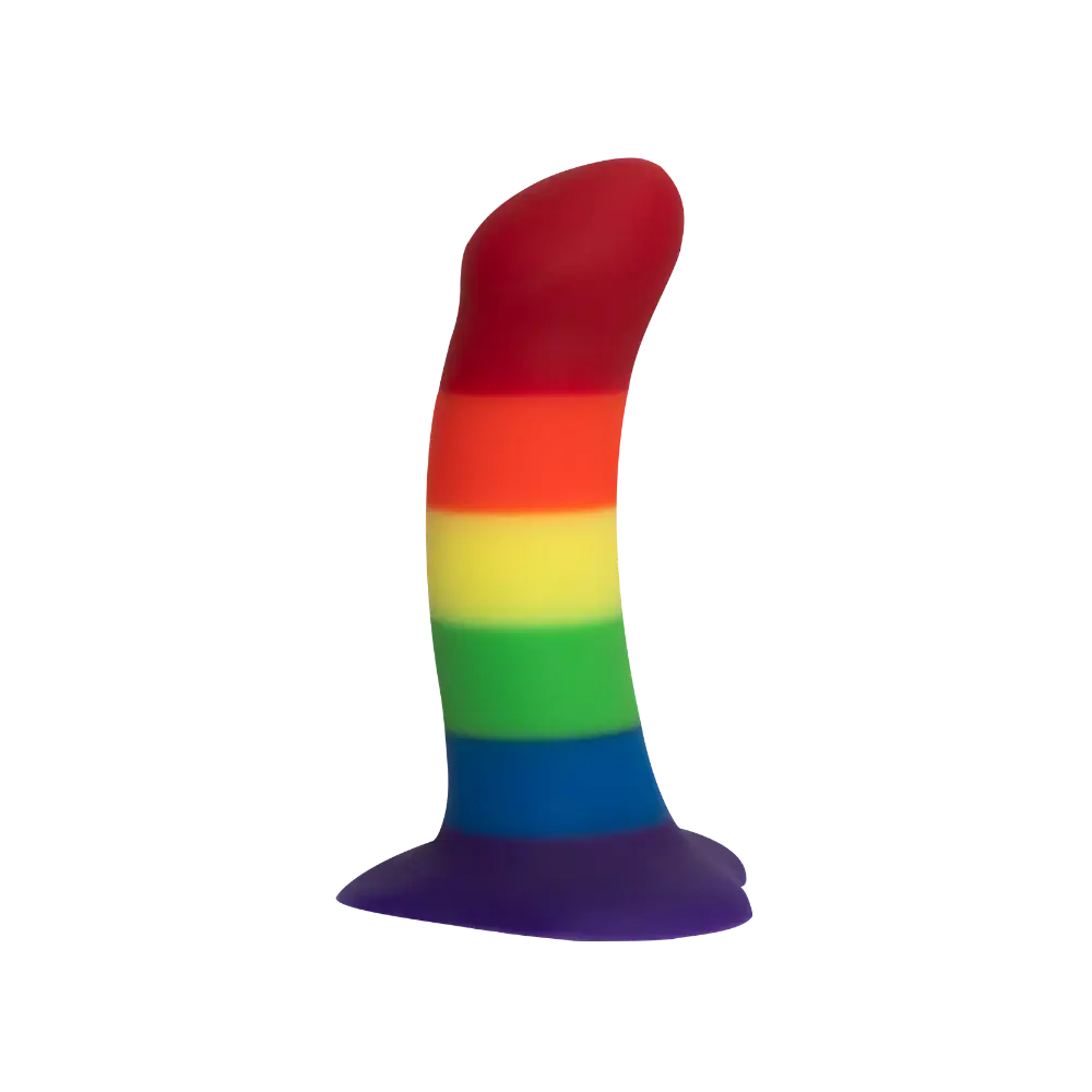 AMOR Curved Dildo Sex Toy Special Edition Rainbow by Fun Factory  Anal