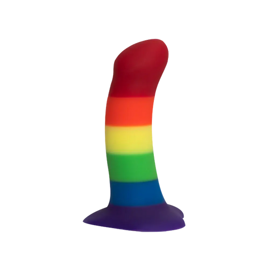 AMOR Curved Dildo Sex Toy Special Edition Rainbow by Fun Factory  Anal