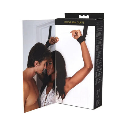 Adjustable Door Jam Cuffs Set Black Bondage Kit  Restraints and Cuffs