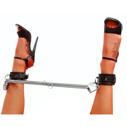 Adjustable Steel BDSM Spreader Bar Bondage Gear  Restraints and Cuffs