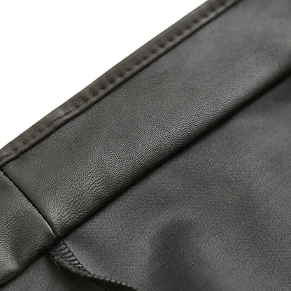Adjustable Submissive Outfit PVC Bondage Spanking Skirt With Built-In Thong Black M/L  Lingerie - Fetish Wear