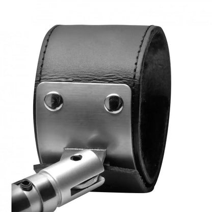 Adjustable Swiveling Sex Spreader Bar with Leather Cuffs  Restraints and Cuffs