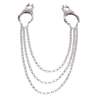 Affix Triple Chain Nipple Clamps  Nipple and Clit Toys