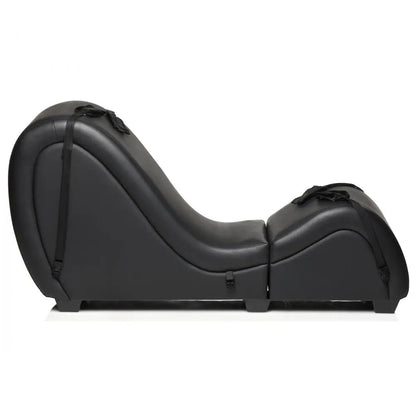 Affordable Tantra Chair Cheaper Tantra Chair Detachable Kinky Couch Sex Chaise with Love Pillows - Black  Dungeon Furniture and Accessories