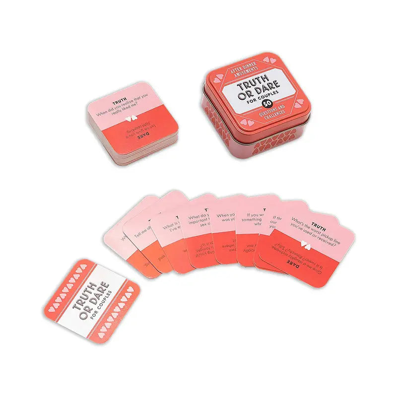 After Dinner Amusements Truth or Dare for Couples Game  Games - Couples