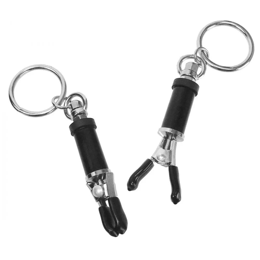 Amulet D-Vice Adjustable Barrel Nipple Clamps BDSM Nipple Torture  Nipple and Clit Toys