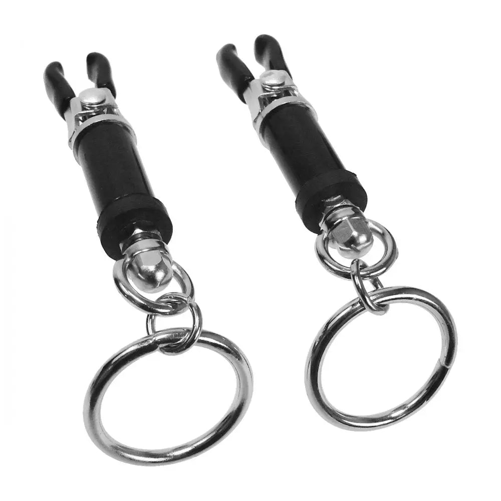 Amulet D-Vice Adjustable Barrel Nipple Clamps BDSM Nipple Torture  Nipple and Clit Toys