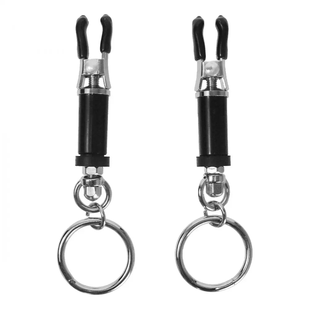 Amulet D-Vice Adjustable Barrel Nipple Clamps BDSM Nipple Torture  Nipple and Clit Toys