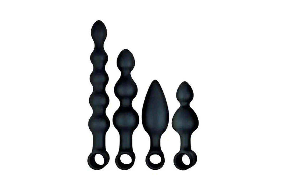 Anal-Ese Collection Vibrating Anal Training Fantasy Kit - Black  Anal Training