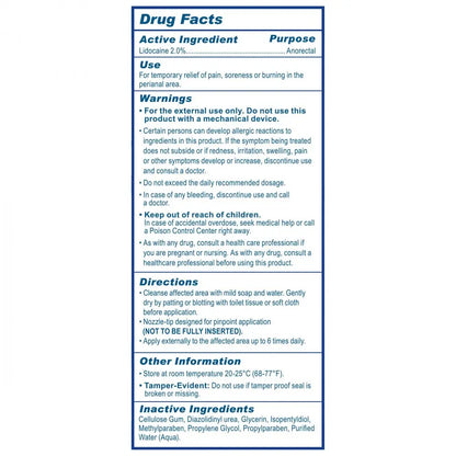 Anal Lube Relax Desensitizing Lubricant With Nozzle Tip - 4 oz. Relax Anal Glide  Lubes, Lotions and Accessories