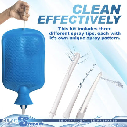 Anal Prep Deluxe Shower Enema Kit with 5 Tips  Anal Prep