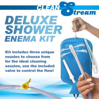 Anal Prep Deluxe Shower Enema Kit with 5 Tips  Anal Prep