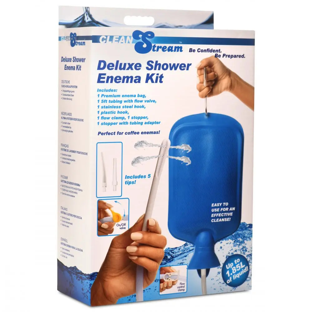 Anal Prep Deluxe Shower Enema Kit with 5 Tips  Anal Prep