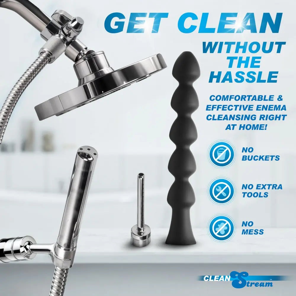 Anal Prep Easy Flow Enema Anal Cleansing Kit with Silicone Attachment  Anal Prep