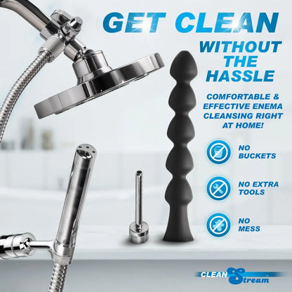 Anal Prep Easy Flow Enema Anal Cleansing Kit with Silicone Attachment  Anal Prep