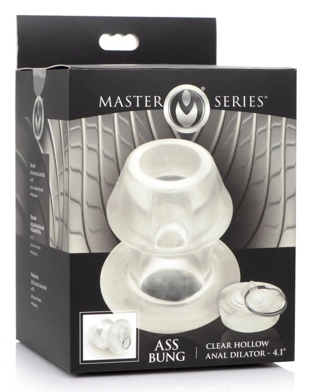 Anal Stretcher Ass Bung Clear Hollow Anal Dilator - XL  Anal Plug Sex Toy