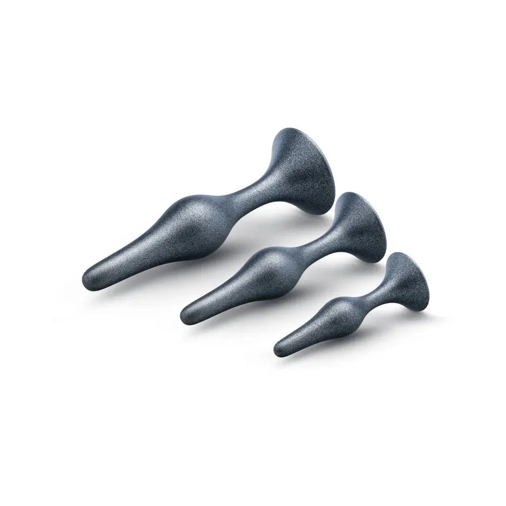 Anal Stretching Matrix Genesis Anal Plug Kit Stellar Silver  Anal Training