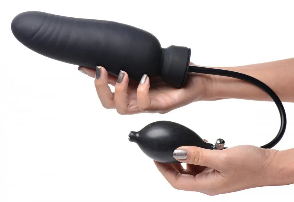 Anal Stretching Tool Dick-spand Inflatable Silicone Dildo  Inflatable Toys