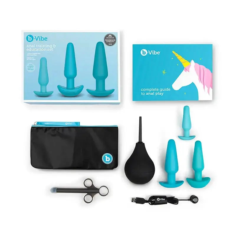 Anal Training Kit and Education Set Including Anal Prep and Anal Sex Toys  Anal